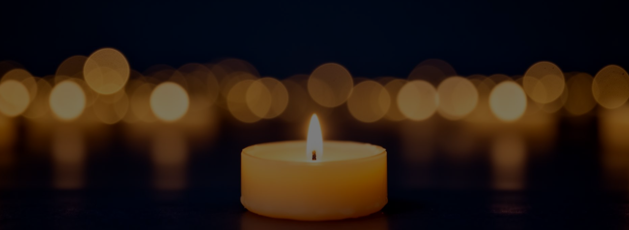 Memorial candles background